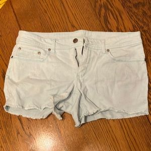 Faded Glory light blueish green women’s 5 pocket shorts size 12